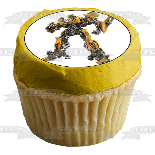 Transformers Bumblebee Edible Cake Topper Image ABPID12609