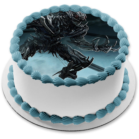 Imagen de decoración comestible para tarta con fondo gris de Transformers Hooligan ABPID12597 