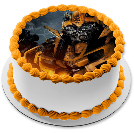 Transformers Bumblebee Edible Cake Topper Image ABPID12598