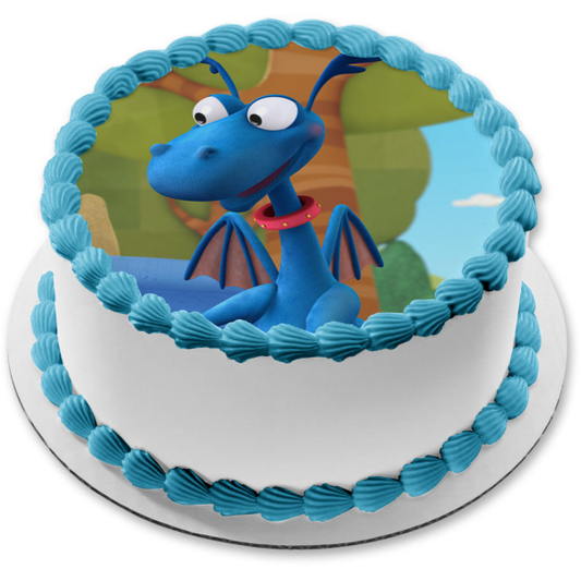 Adorno comestible para tarta con árboles rellenos de Doc McStuffins, imagen ABPID12778 