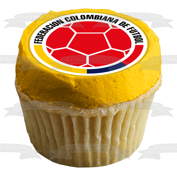 Escudo del equipo colombiano Logo Fcf Edible Cake Topper Imagen ABPID20643 