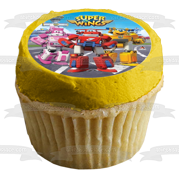 Super Wings Todd Dizzy Jett Edible Cake Topper Image ABPID22009