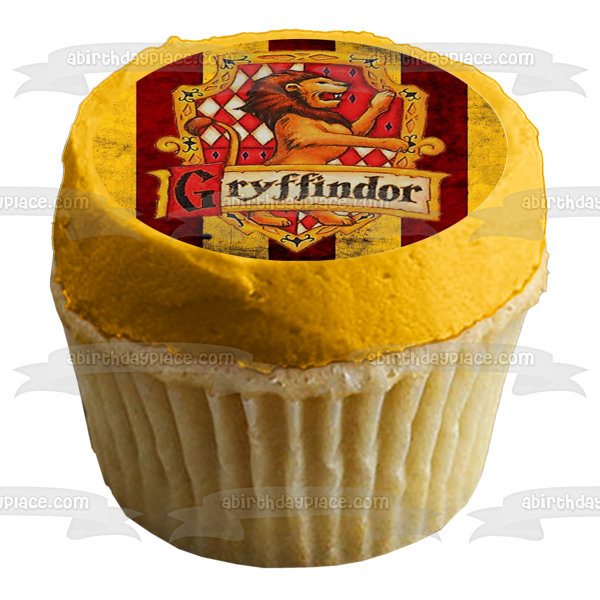 Harry Potter Gryffindor Crest Edible Cake Topper Image ABPID27796