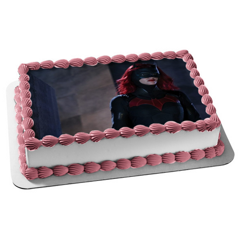 Batwoman Kate Kane DC Ruby Rose Edible Cake Topper Image ABPID50416