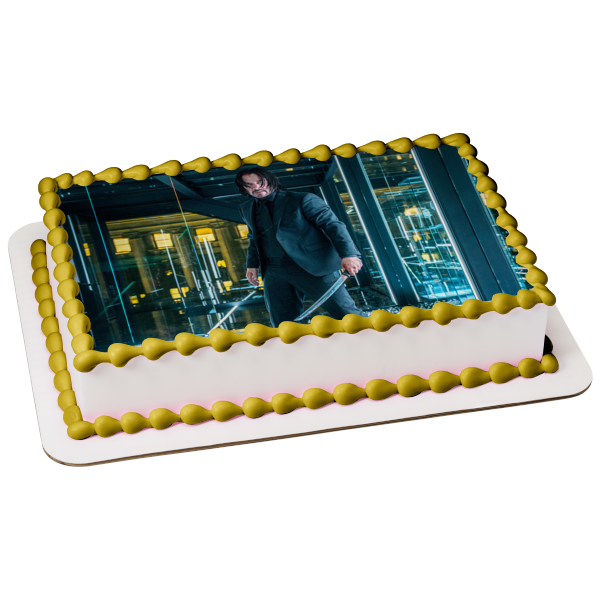 John Wick: Chapter 4 Edible Cake Topper Image ABPID57347 – A Birthday Place