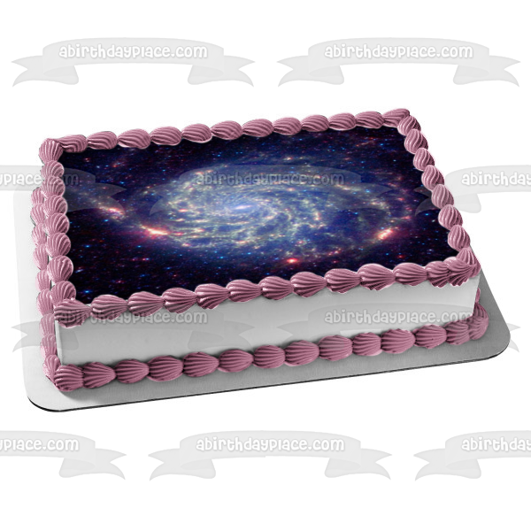 Pinwheel Galaxy Constellation Ursa Major Edible Cake Topper Image ABPID50301