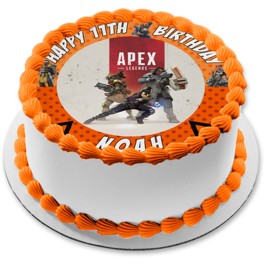 Imagen de decoración comestible personalizable para tarta de Apex Legends Battle Royale ABPID50528 