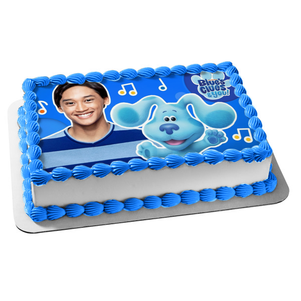 Nickolodeon New Blues Clues with Josh Edible Cake Topper Image ABPID50571