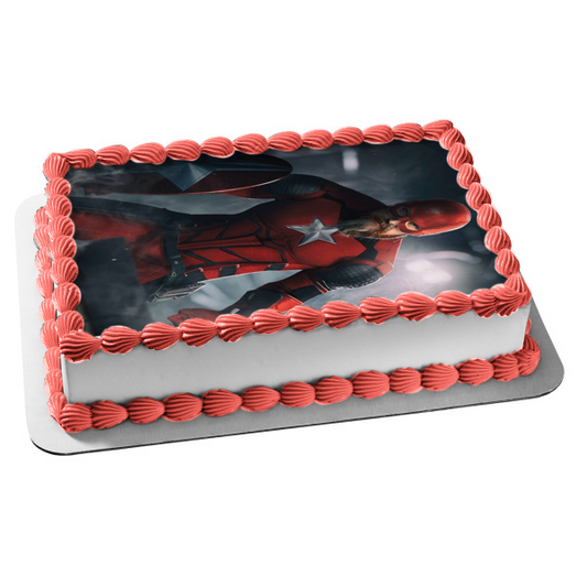 Red Guardian David Harbour Black Widow Superhero Edible Cake Topper Image ABPID50765