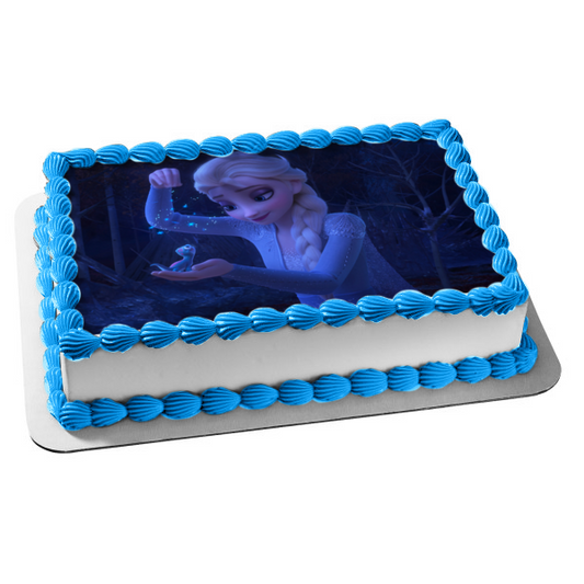 Imagen comestible para decoración de tarta de Frozen 2 Bruni Fire Salamander ABPID50658 