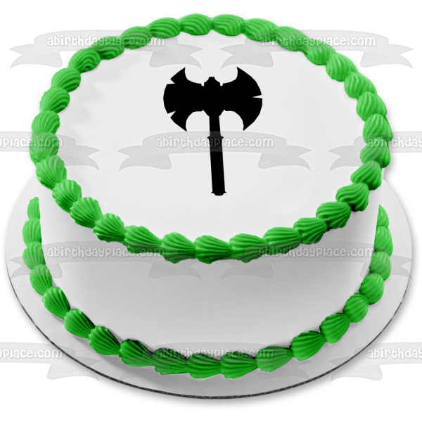 Dungeons and Dragons Barbarian Class Classic Tabletop RPG Gaming Dragon Battle Edible Cake Topper Image ABPID50822