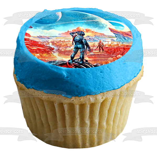The Outer Worlds Stranger Edible Cake Topper Image ABPID50858