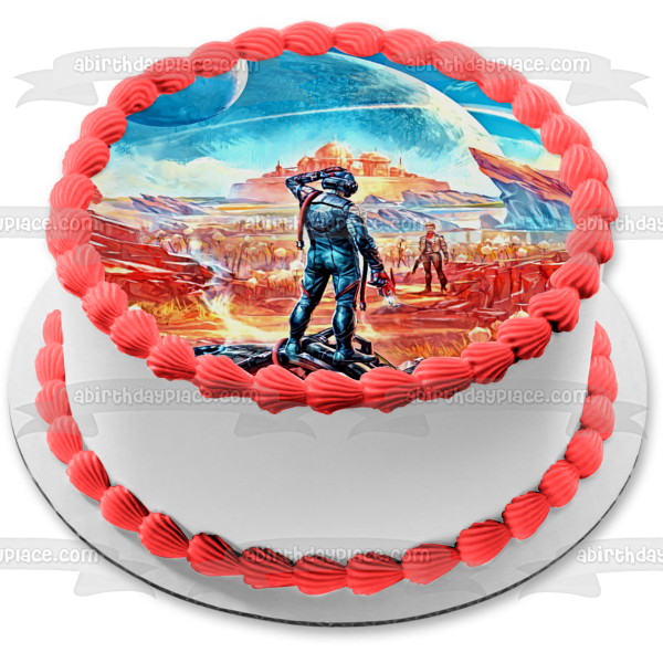 The Outer Worlds Stranger Edible Cake Topper Image ABPID50858