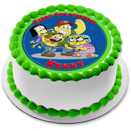 Big City Greens Cricket Tilly Bill Gramma Edible Cake Topper Image ABPID50932