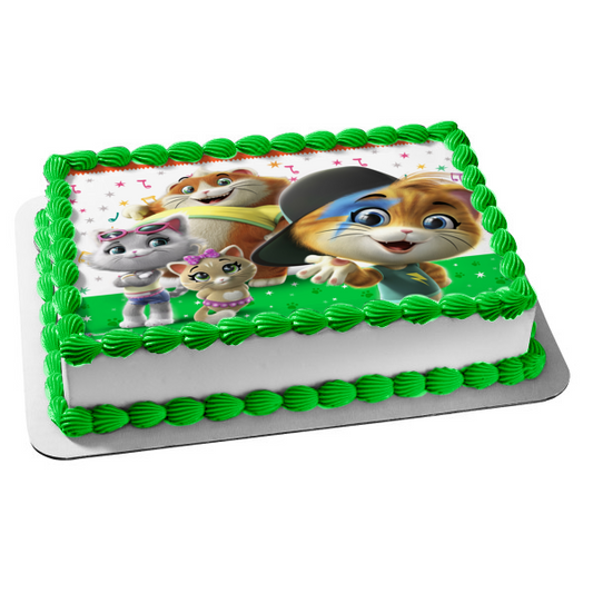 44 Cats Lampo Milday Meatball Pilou Edible Cake Topper Image ABPID50933