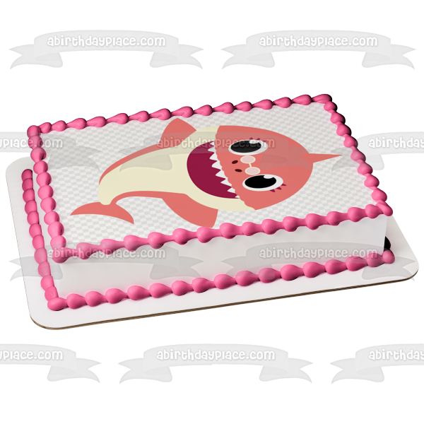 Baby Shark Grandma Shark Edible Cake Topper Image ABPID50971