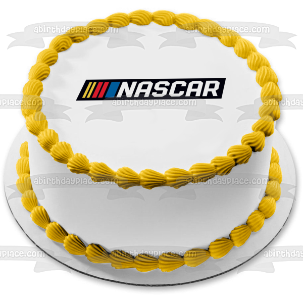 Nascar Logo Edible Cake Topper Image ABPID51157