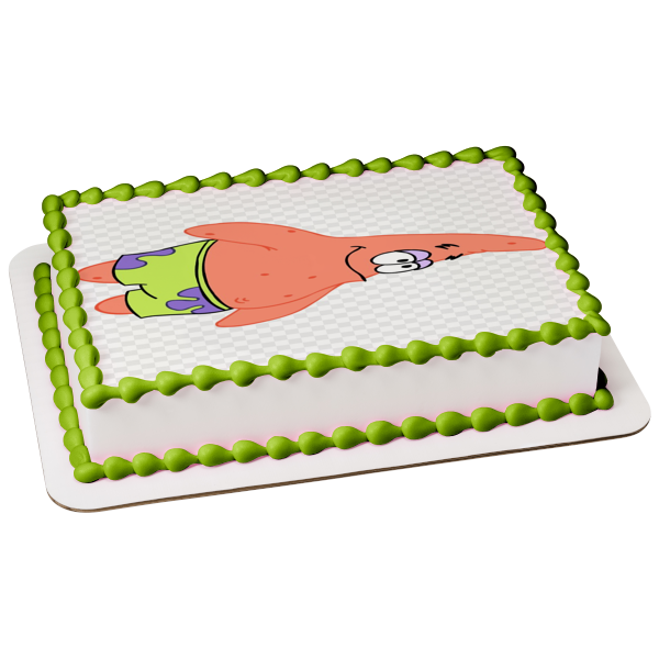 SpongeBob SquarePants Patrick Edible Cake Topper Image ABPID50994