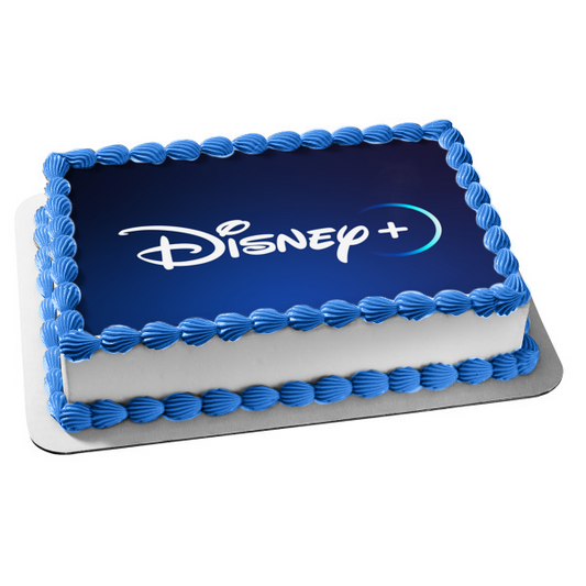 Disney Plus + Logo Edible Cake Topper Image ABPID51308