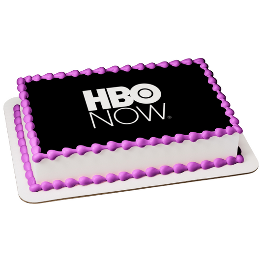 Hbo Now Logo Edible Cake Topper Image ABPID51311