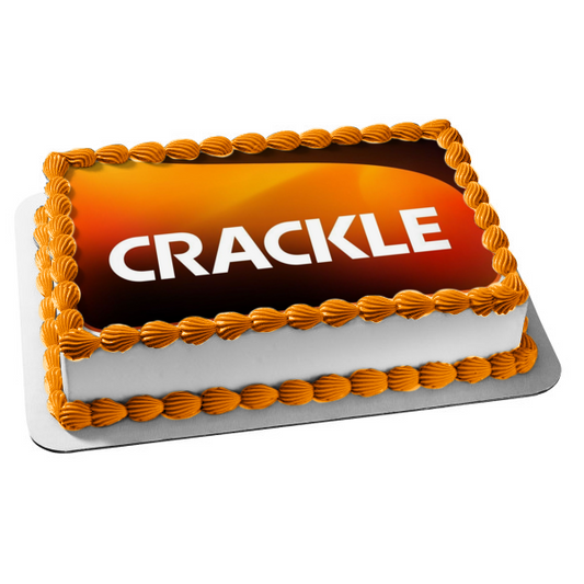 Crackle Logo Edible Cake Topper Image ABPID51313