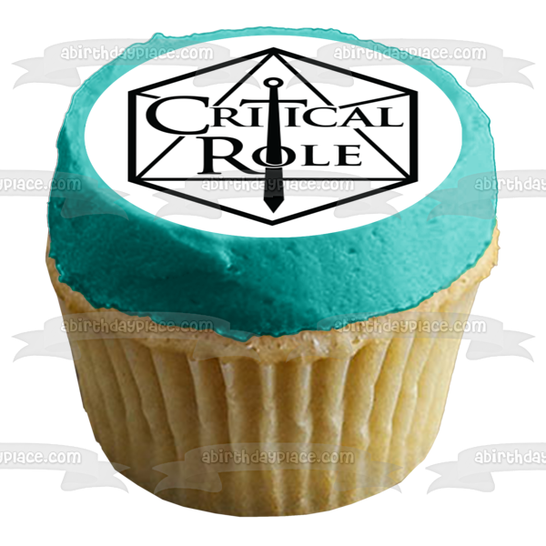 Critical Role Logo Edible Cake Topper Image ABPID51318