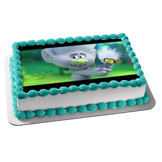Trolls World Tour Tiny Diamond Guy Diamond Edible Cake Topper Image ABPID51330