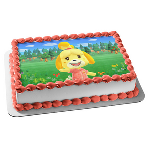 Animal Crossing Isabelle Edible Cake Topper Image ABPID51373