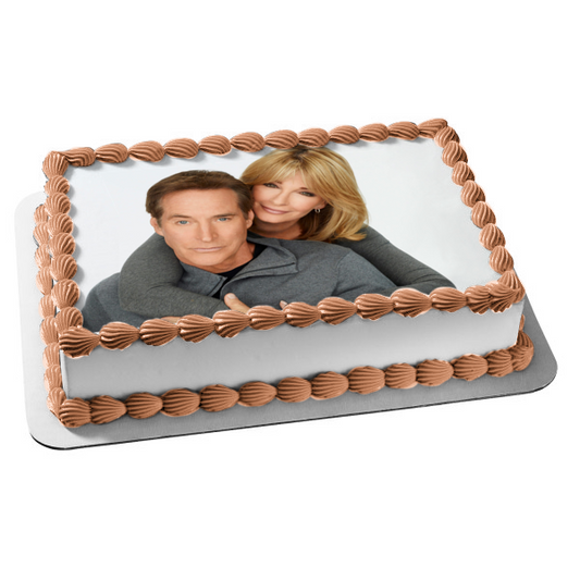 Days of Our Lives Dr. Marlena Evans John Black Edible Cake Topper Image ABPID51254
