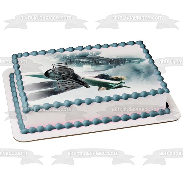 Final Fantasy VII Remake Video Game Cloud Strife Edible Cake Topper Image ABPID51416