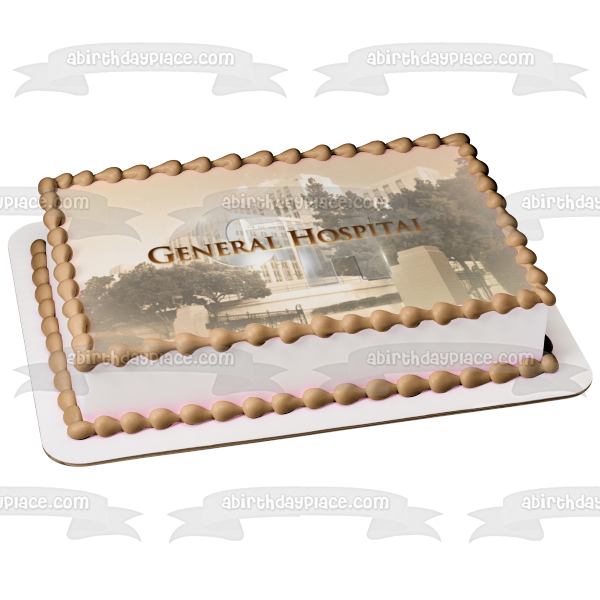 General Hospital Edible Cake Topper Image ABPID51260