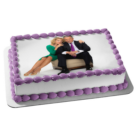 The Young and the Restless Victor Newman Nikki Newman Edible Cake Topper Image ABPID51265