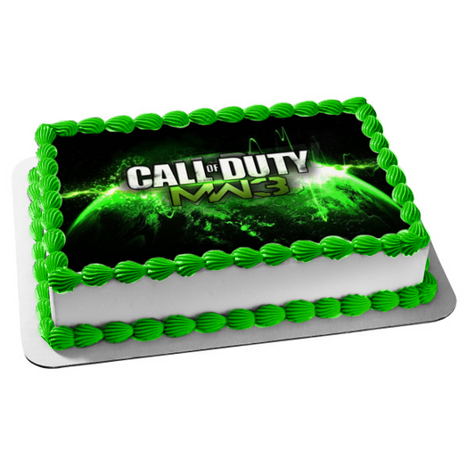 Imagen comestible para decoración de tarta de Call of Duty Modern Warfare 3 Green Planet ABPID51277 