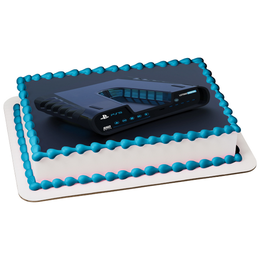Imagen comestible para decoración de tarta de consola PlayStation 5 ABPID51279 