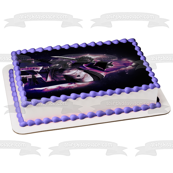 Valorant Omen Galaxy Edible Cake Topper Image ABPID51705
