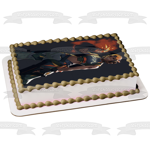 Valorant Raze Edible Cake Topper Image ABPID51707