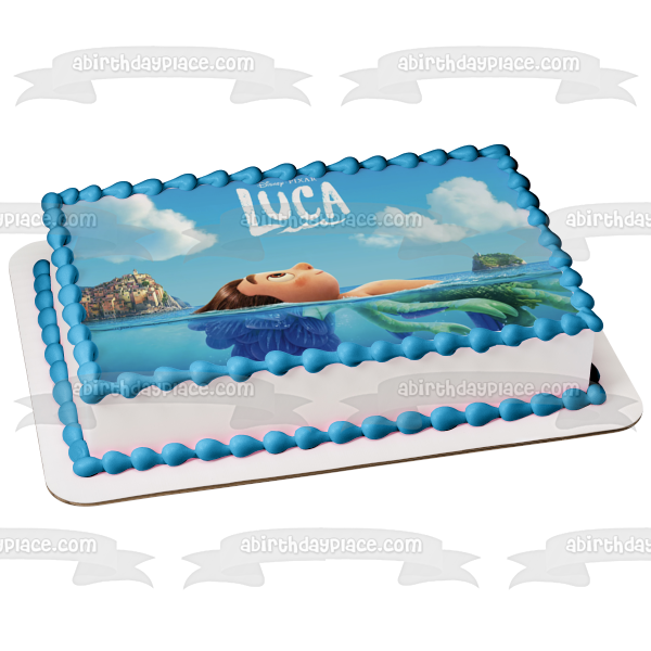 Luca Disney Pixar Edible Cake Topper Image ABPID54121