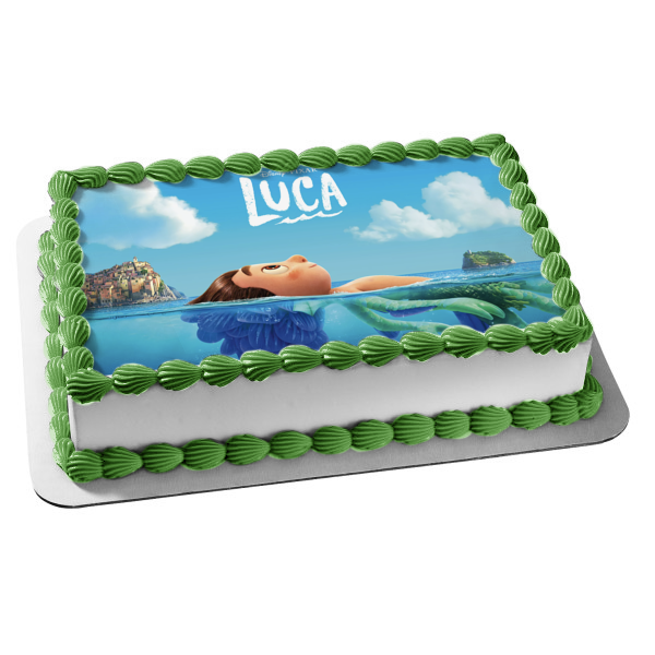Luca Disney Pixar Edible Cake Topper Image ABPID54121 – A Birthday Place