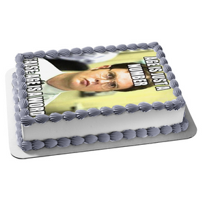 Meme the Office Dwight Schrute "Age Is Just a Number...False Age Is a Word" Edible Cake Topper Image ABPID51464
