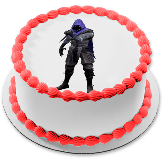 Valorant Character Omen Edible Cake Topper Image ABPID51718