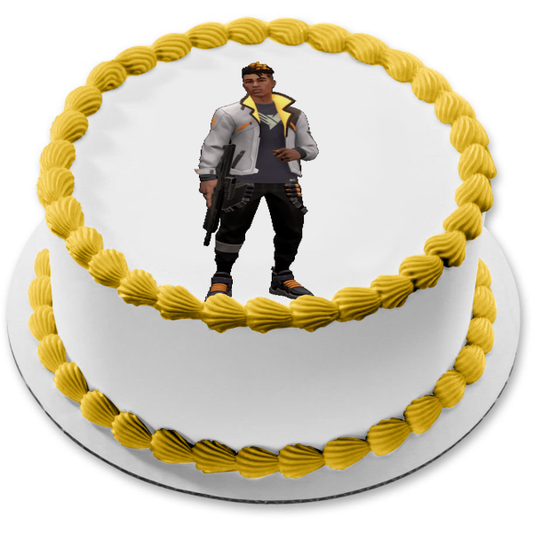 Valorant Character Phoenix Edible Cake Topper Image ABPID51719