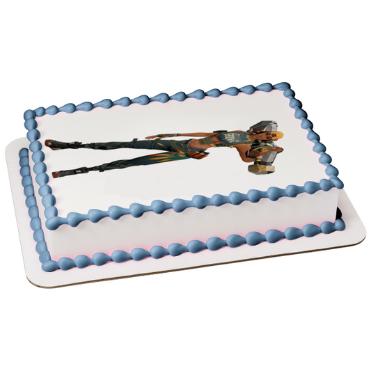 Valorant Character Raze Edible Cake Topper Image ABPID51720