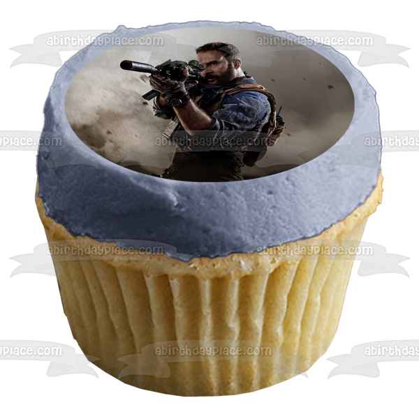 Call of Duty: Modern Warfare Captain Price Edible Cake Topper Image ABPID51736