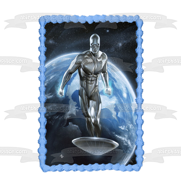 Fantastic Four: Rise of the Silver Surfer Marvel Edible Cake Topper Image ABPID51764