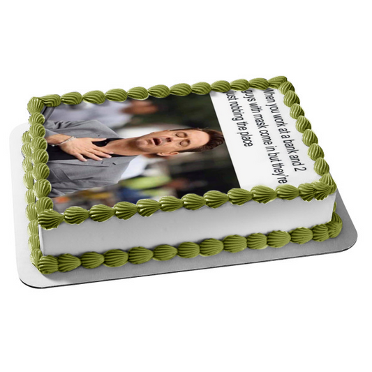 Coronavirus Meme Bank Robbing Edible Cake Topper Image ABPID51499