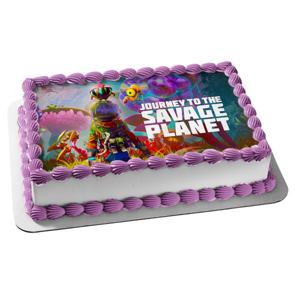 Journey to the Savage Planet Aliens Edible Cake Topper Image ABPID51789