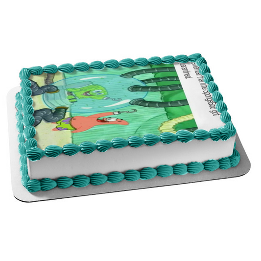 SpongeBob SquarePants Coronavirus Meme Patrick Edible Cake Topper Image ABPID51858