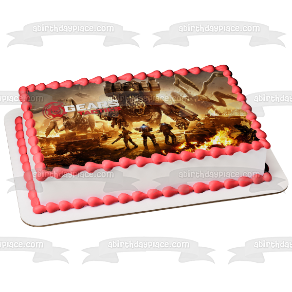 Gears Tactics Brumak Corpser Edible Cake Topper Image ABPID51937