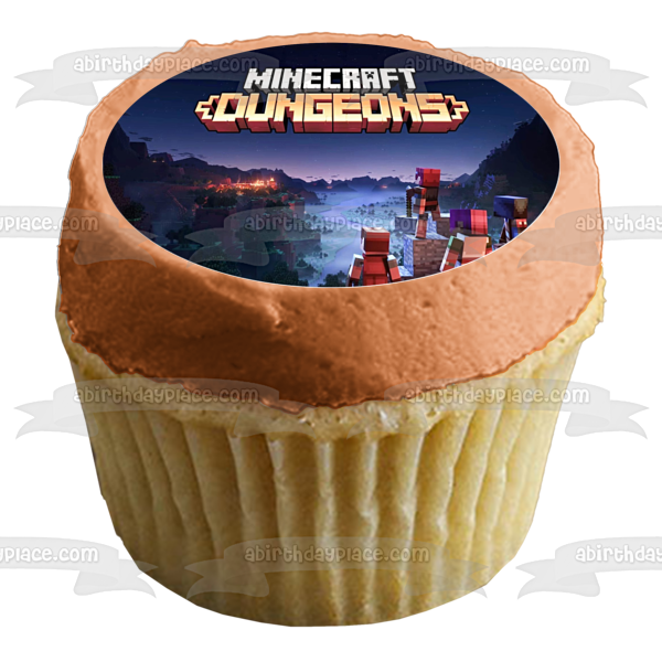 Minecraft Dungeons Final Boss Edible Cake Topper Image ABPID51943