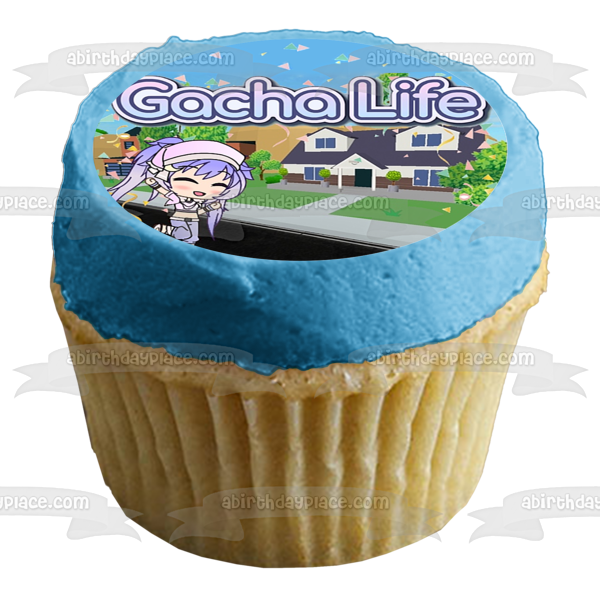 Gacha Life App Google Play Music Game Edible Cake Topper Image ABPID51682